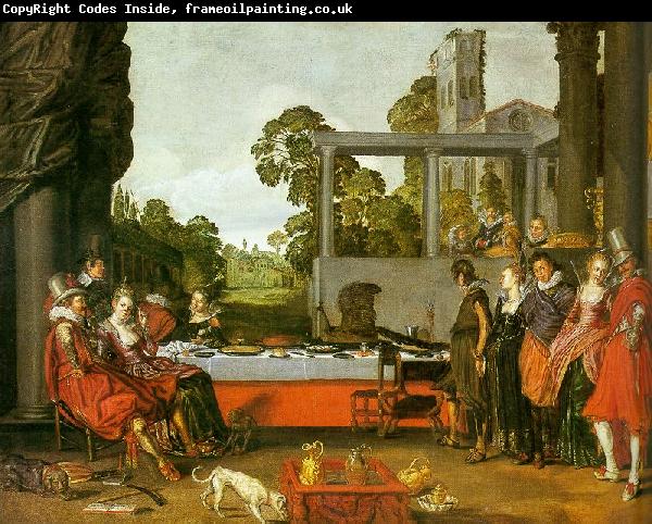 Willem Buytewech Merry Company in the Open Air